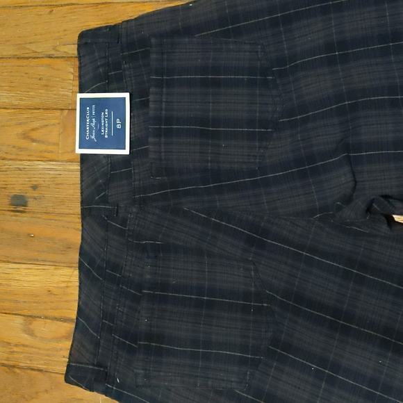 Charter Club, new tummy slimming straight leg black and brown pant, 8P, NWT - Picture 4 of 9